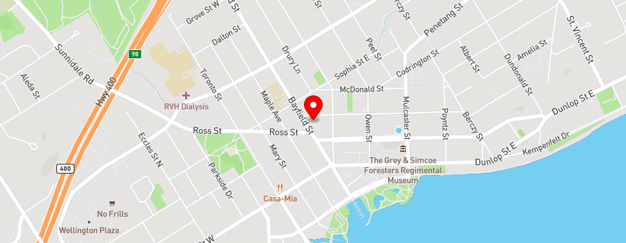 85-bayfield-st-suite-102 map