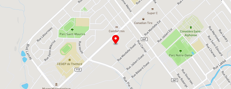 222-boul-frontenac-ouest map