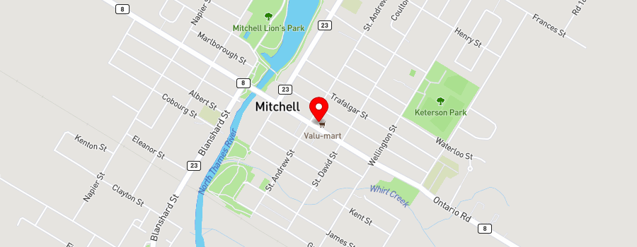 105-ontario-road map