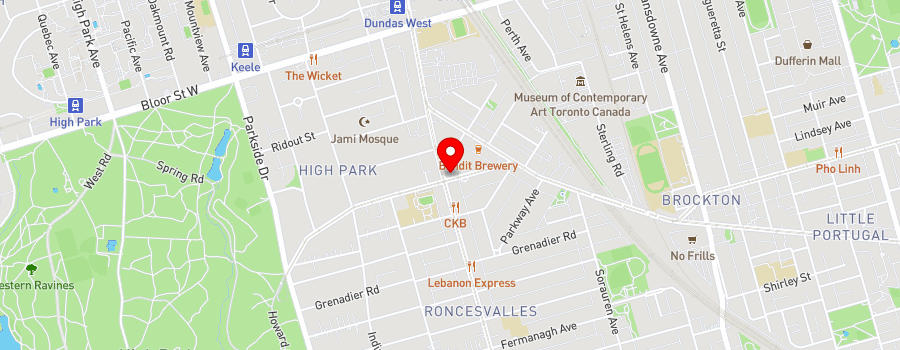 429-roncesvalles-avenue map