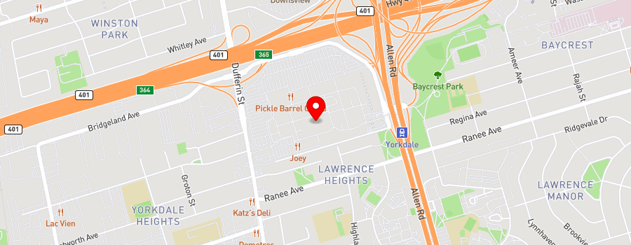 3401-dufferin-st map