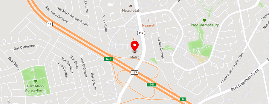 1207-cure-labelle-blvd map